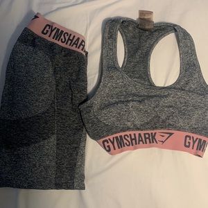 Gymshark Flex Set Pink & Grey Size S